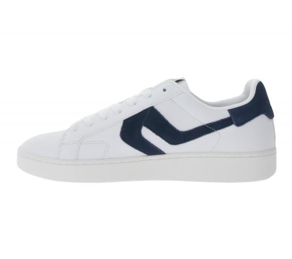 LEVI&acute;S Swift Damen & Herren Freizeit-Sneaker Turnschuhe im Leder-Overlay-Look Schn&uuml;r-Schuhe 235658-846N Wei&szlig;/Navy