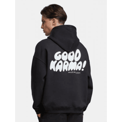 moderner Another Cotton Lab Herren Hoodie mit Baumwolle Schwarz
