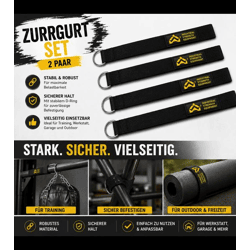 2 Paar CROSSOVER SYMMETRY Crossover Symmetry-Bänder Schulter-Trainingsbänder Fitness Schwarz