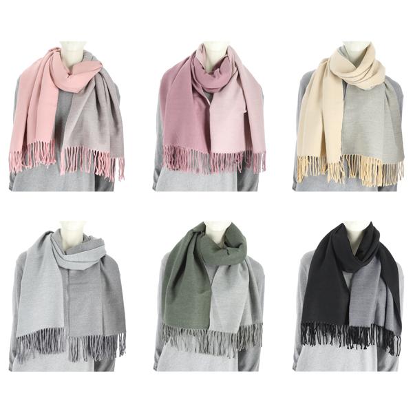 Pashmina scarf Double Colors 6/s