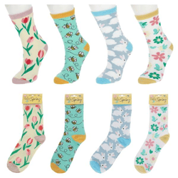 Damen Socken Happy 4/s