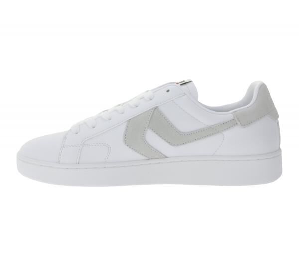 LEVI&acute;S Swift Damen & Herren Freizeit-Sneaker Turnschuhe im Leder-Overlay-Look Schn&uuml;r-Schuhe 235658-846G Wei&szlig;/Grau