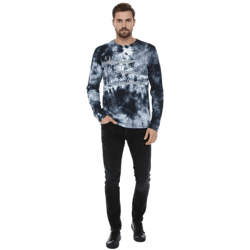 ROCKUPY Herren Pullover Baumwoll-Pullover aus dünnem Stoff Alltags-Pulli 393823 Grau 