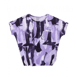 Bench. Mädchen Baumwoll-Shirt Kurzarm-Shirt mit Allover-Print 65280936 Lila
