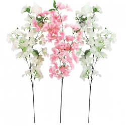 Künstliche Kirschblüte 88 cm 3fach sortiert