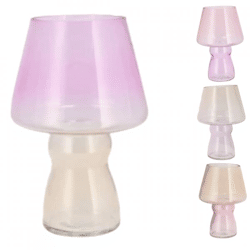 Vaas Bicolore pastel 25 cm 4 assorti
