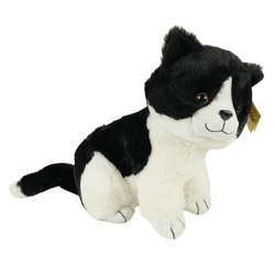 Sunkid Schmusekatze schwarz/weiß 40 cm