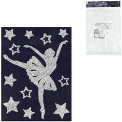 Raamsticker danseres 40 cm