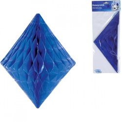 Folat Honigwabe Diamant blau 30 cm
