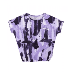 Bench. Mädchen Baumwoll-Shirt Kurzarm-Shirt mit Allover-Print 65280936 Lila