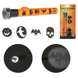 Projektor Taschenlampe Halloween, ca. 15cmH