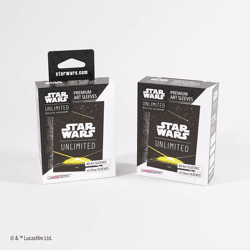Star Wars: Unlimited Premium Art Sleeves - Yellow Card Back