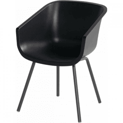Hartman tuinstoel Amalia Rondo black/black 80 cm