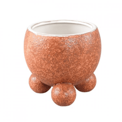 PTMD bloempot Malinda S oranje 12,5 cm