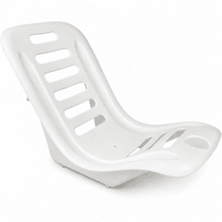 Waimea Strand Eimer Stuhl weiß 55 cm