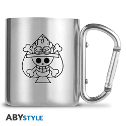 ONE PIECE - Mug carabiner - Ace & Skull - box x2