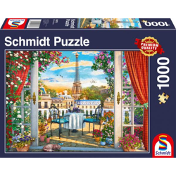 Terrace in Paris - 1000 piece jigsaw puzzle