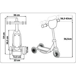 Paw Patrol Boys 3-wheel baby scooter 