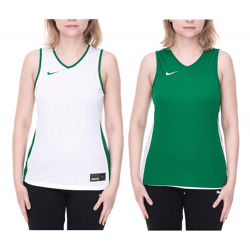 NIKE Team Basketball Reversible Women's Tank Top with Dri-FIT Technology Training Shirt Reversible Sports Shirt NT0213-302 Green/White