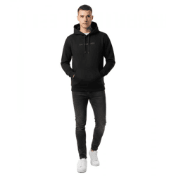 klassischer ON THAT ASS Bale Herren Hoody Kapuzen-Pullover Baumwoll-Sweater mit Kängurutasche Hoodie Schwarz
