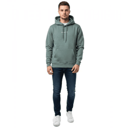 zeitloser ON THAT ASS Jacob Herren Hoody Kapuzen-Pullover Baumwoll-Sweater mit Kängurutasche Hoodie Grün