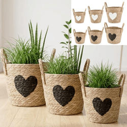 Pflanzkorb, Cattail, Herz, 2/s, 3er Set