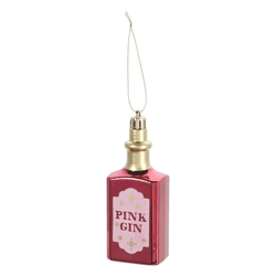 Christbaumschmuck Pink Gin, 11cmH