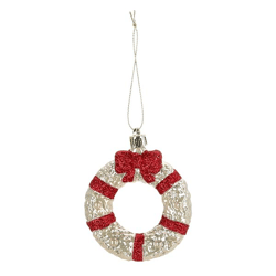 Christbaumschmuck Kranz, 9,5cmH