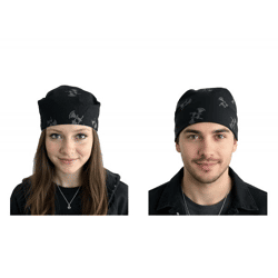 UNEARTH Unisex Bandana Metalcore-Band Kopftuch Viereck-Tuch Baumwoll-Tuch BN109215UNR Schwarz
