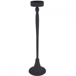 PTMD Kerzenhalter Zival aus Aluminium, schwarz, 78 cm