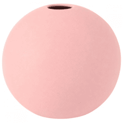 J-Line Vase, rund, rosa, 25 cm