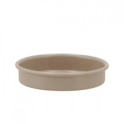 Tablett Duftwürfelhalter Metall beige 7 cm