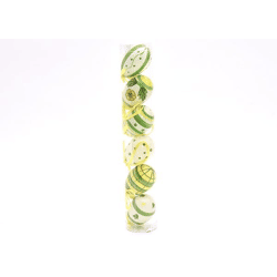 Osterdeko Ostereier „Frohe Ostern“ 6 cm 
