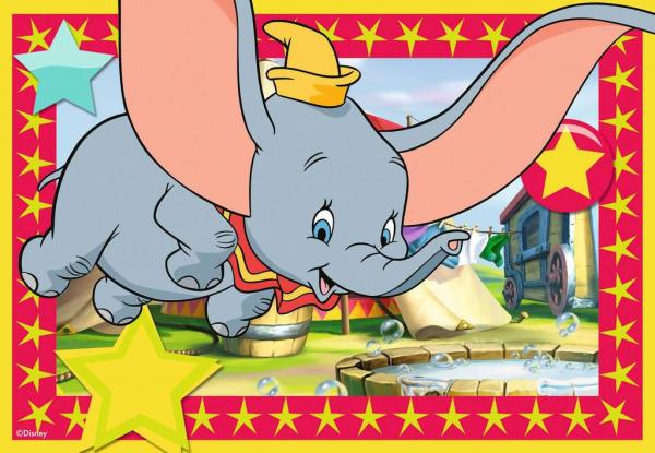 Disney Classics - Das Dschungelbuch - Dumbo - Das Abenteuer ruft - Puzzle 2 x 12 Teile