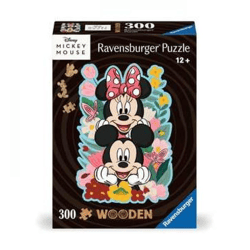 Disney Mickey & Minnie - Wooden puzzle - 300 pieces