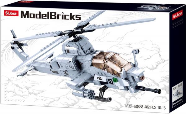 Sluban M38-B0838 - Model Bricks - Kampfhelikopter
