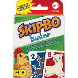 Mattel HHB37 - Skip-Bo Junior - Card game for children