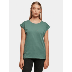 bequemes Build Your Brand Damen T-Shirt 140 g/m² mit Baumwolle Grün