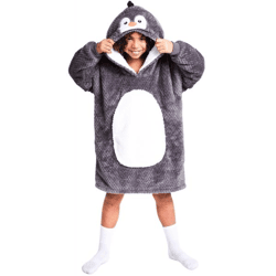 Noxxiez - kuscheliger Hoodie bis 160 cm - Pinguin