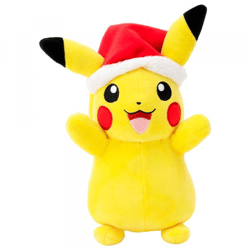 Pokémon - Christmas Pikachu Plüschfigur - 20 cm