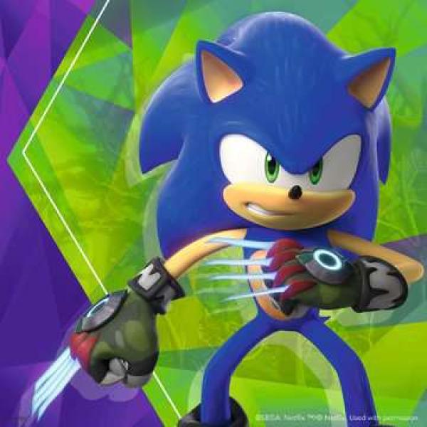 Die Abenteuer von Sonic - Puzzle - 3 x 49 Teile