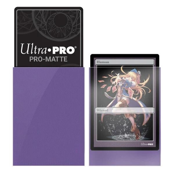 Purple PRO-Matte Small Deck Protector Sleeves (60) 