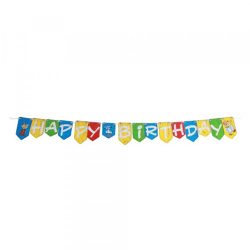 GIRLANDE PAPIER ALLES GUTE ZUM GEBURTSTAG ASTERIx® 200 cm x 19 cm