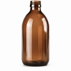 Glasflasche dunkelbraun 300 ml