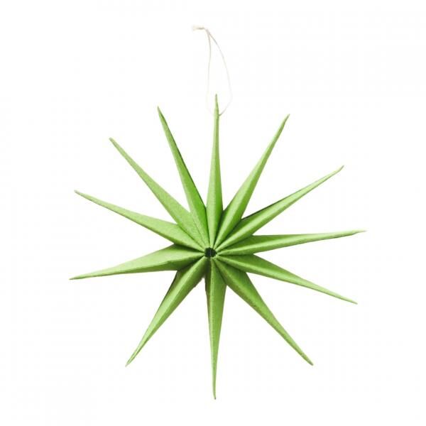 Boltze Weihnachtsstern „Kassio“, grün, 20 cm