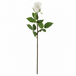 J-Line Kunstblume Rose, weiß, 74 cm