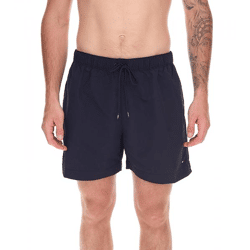 Tommy Hilfiger Medium Drawstring Herren Badehose nachhaltige Schwimm-Shorts mit Logo und Taschen UM0UM02793DW5 Dunkelblau