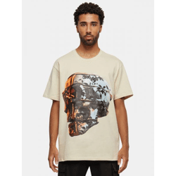 bequemes Forgotten Faces Herren T-Shirt Oversize mit Baumwolle Beige