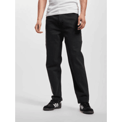 stylische Denim Project Herren Jeans Straight Fit Stretch Reißverschluss mit Baumwolle Schwarz