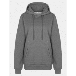 moderner Stylefile Herren Hoodie Kapuze mit Baumwolle Grau
